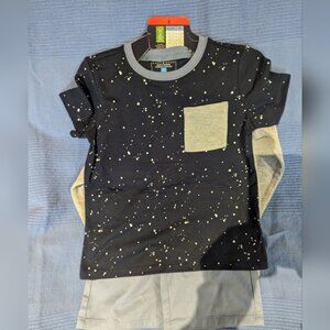 Andy Evan 3 Piece Shirt and Short Set